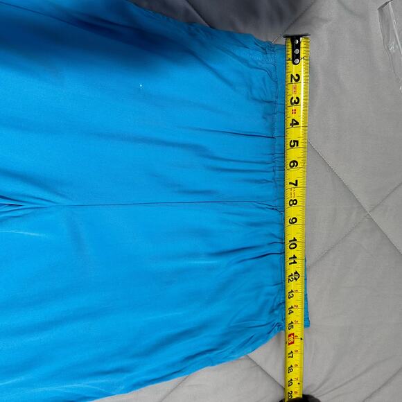 Victoriouslogan The Drop  Women's Wide Leg Pull On Pant Blue Large - Picture 14 of 16